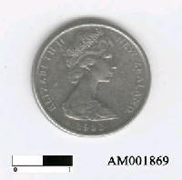 藏品(紐西蘭5分硬幣)的圖片